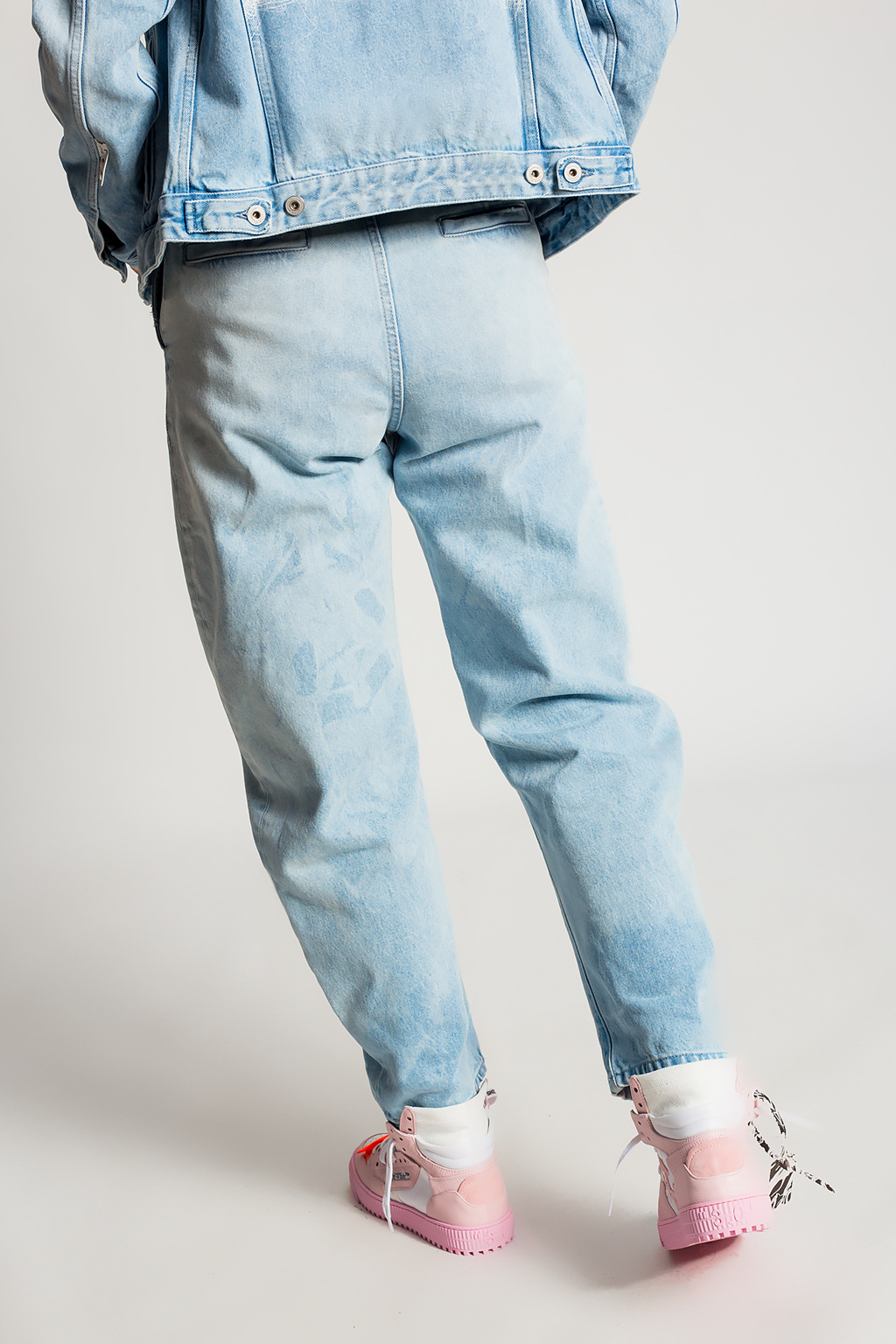 Off white clearance distressed jeans